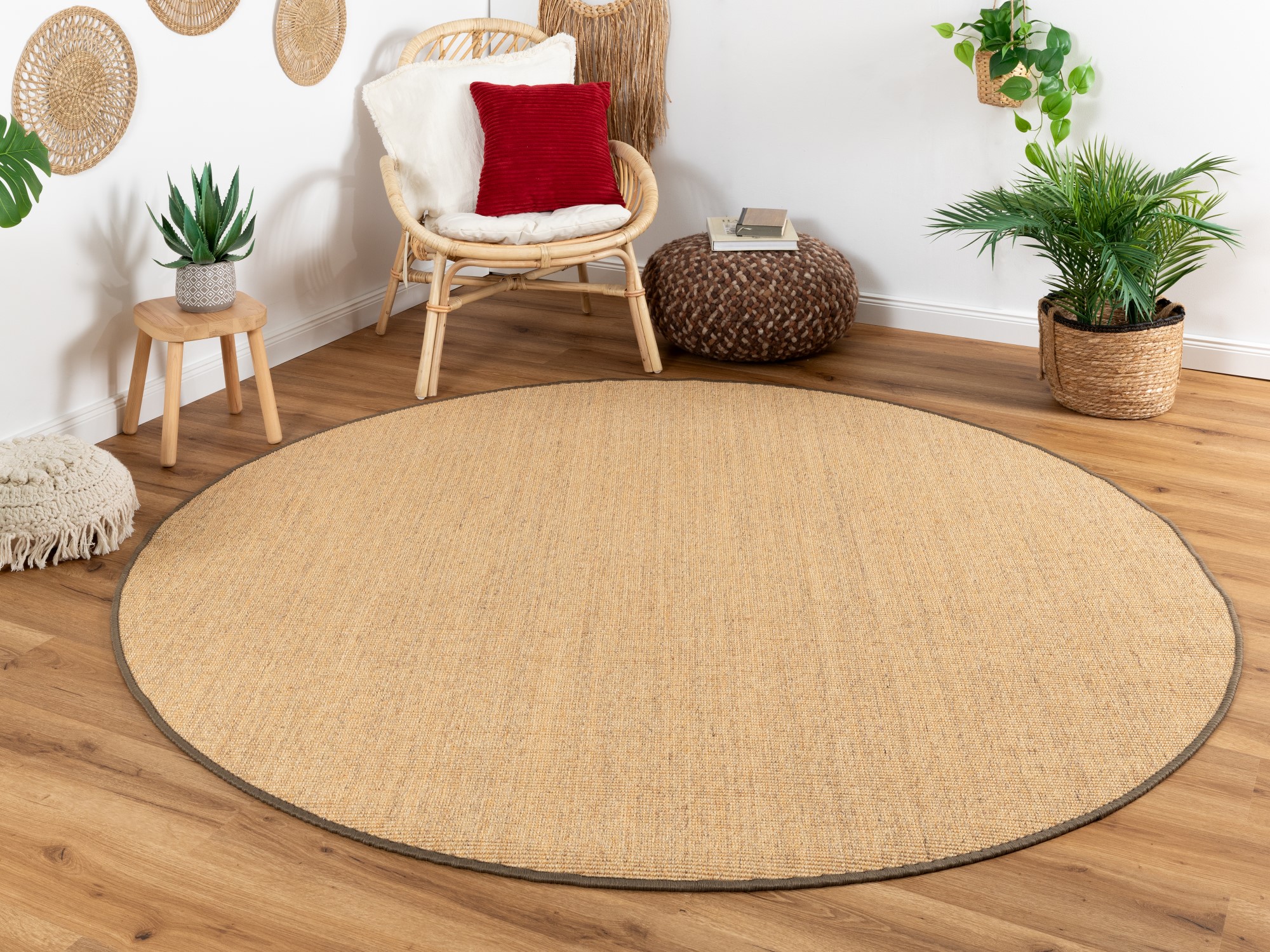 Sisal Teppich Acapulco  - Rund