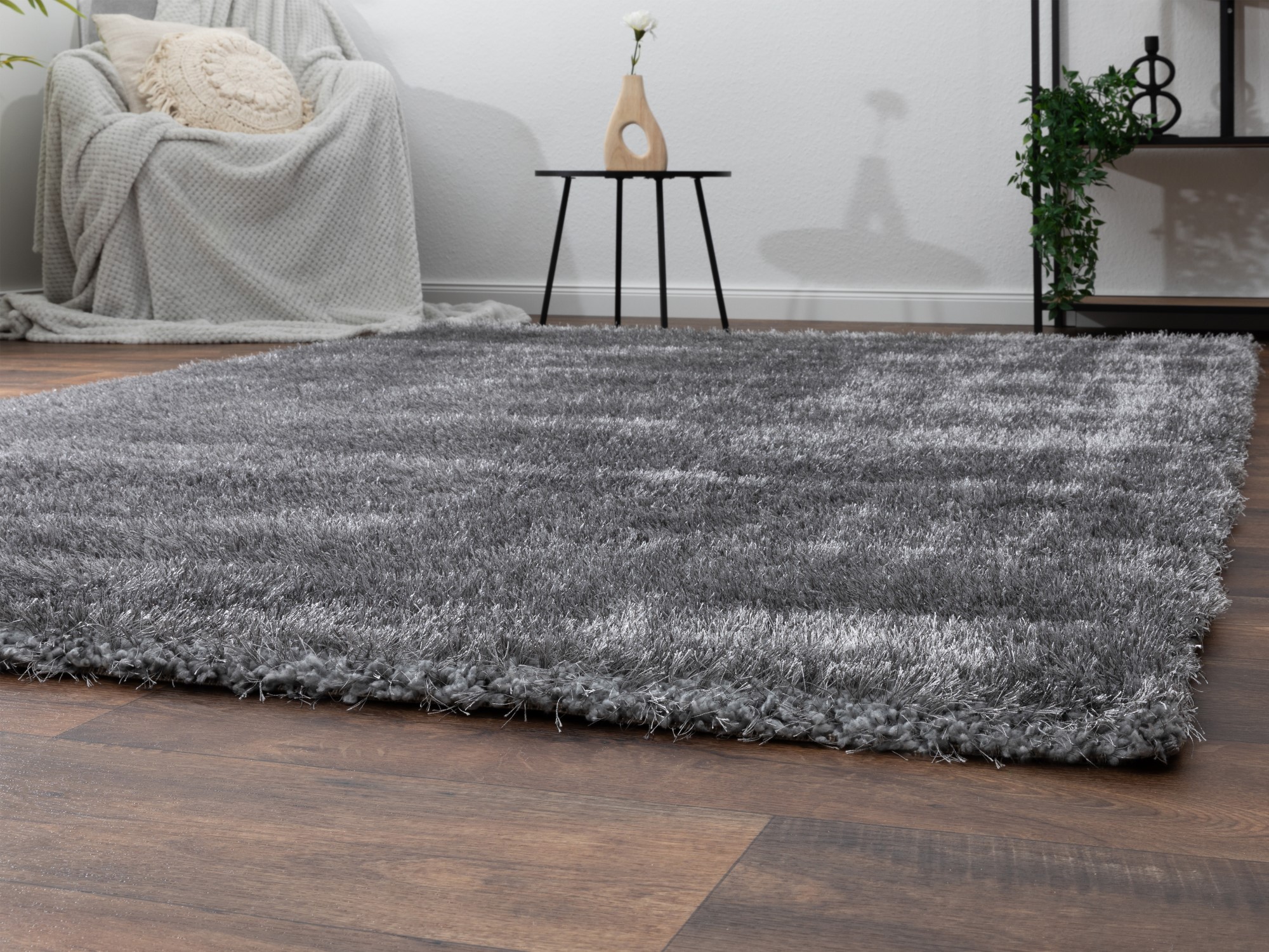 Hochflor Teppich Mona